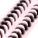 Gorgeous Handmade Synthetic False Eyelashes for Eye Enhancement