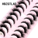 Gorgeous Handmade Synthetic False Eyelashes for Eye Enhancement