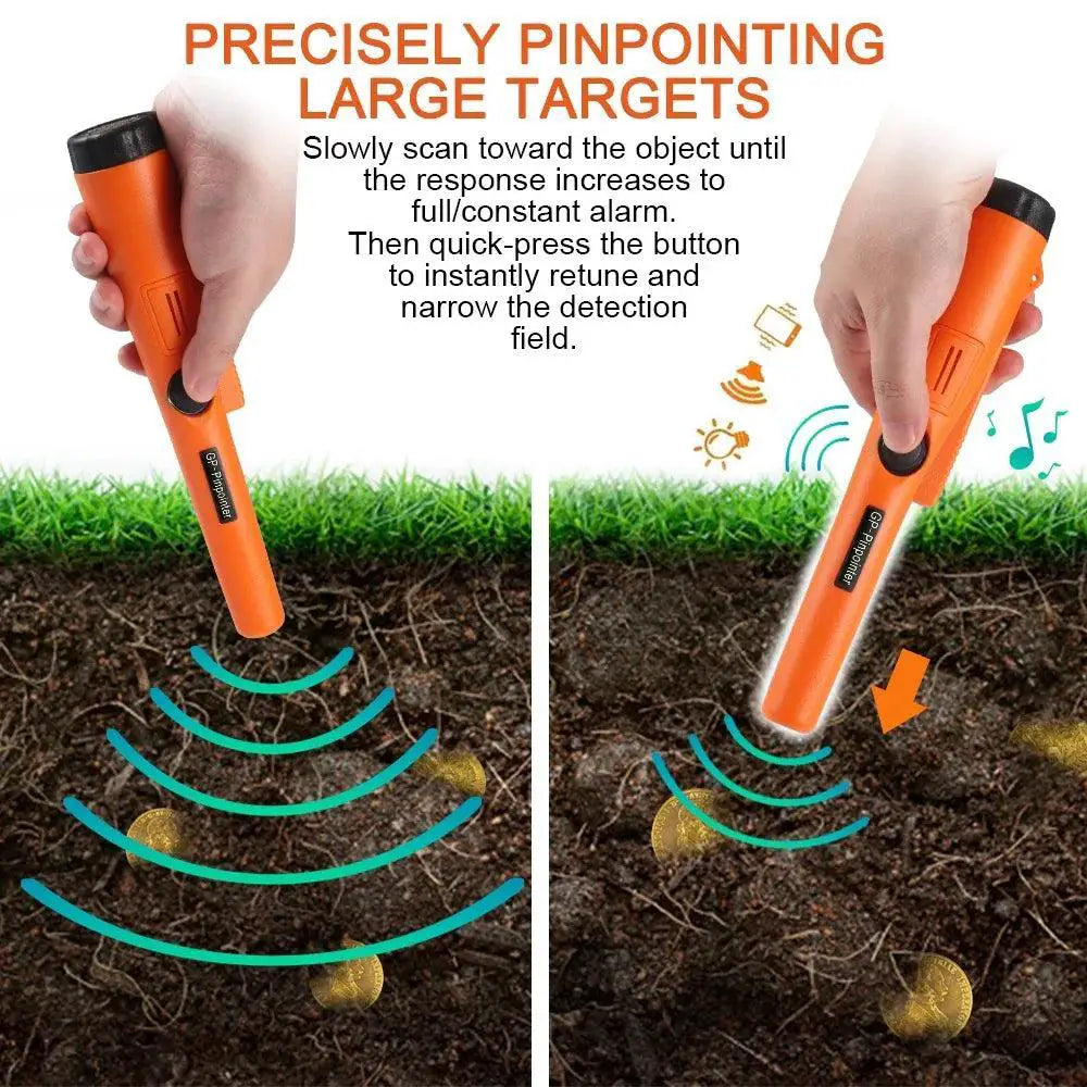 GP Pointer Metal Detector Kit Waterproof LED Flashlight