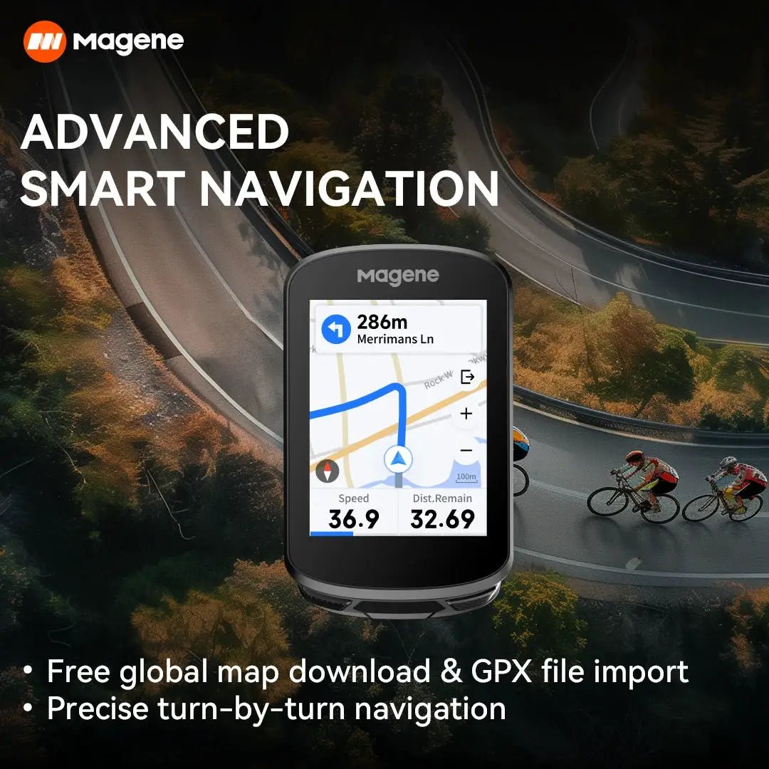 GPS Bike Computer for Cyclists With Maps