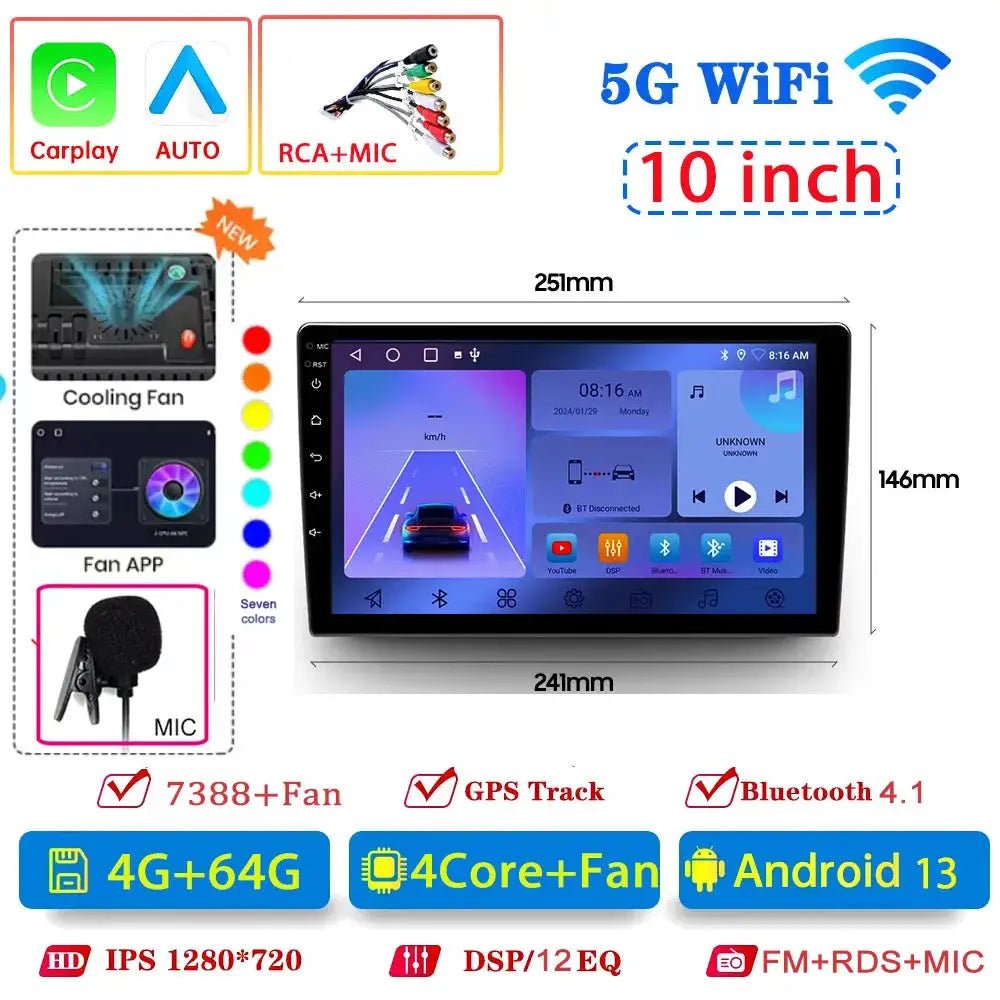 GPS Navigation Car Radio for Drivers