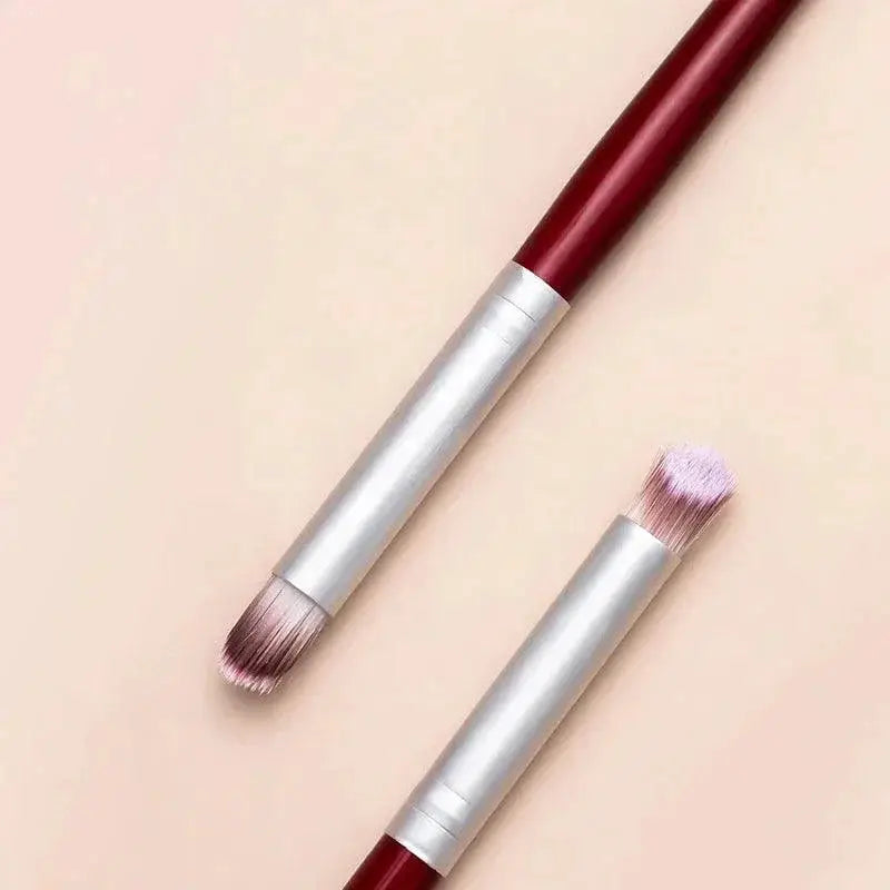 Gradient Nail Art Brush Set Wooden Handles Nylon Bristles