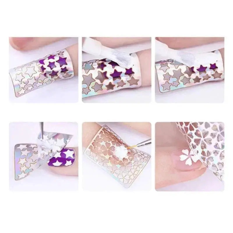 Gradient Nail Art Sponge Kit for DIY Color Fade Manicure
