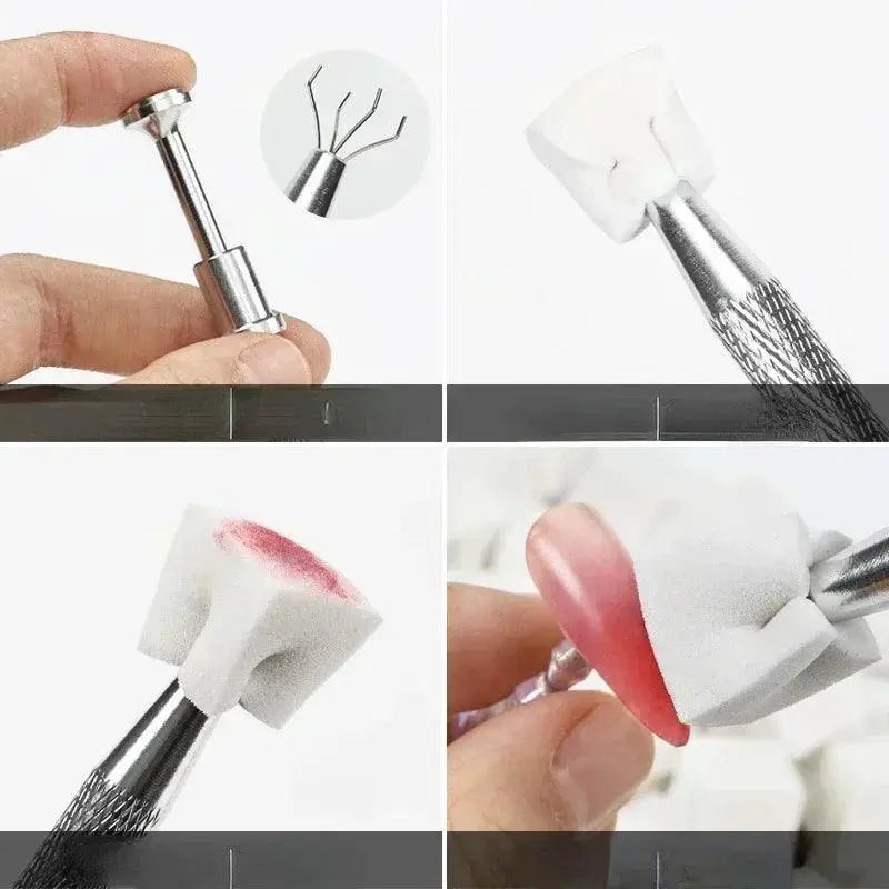 Gradient Nail Art Sponge Kit for DIY Color Fade Manicure