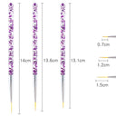 Gradient Purple and Blue Nail Art Brush Set Professional Kit