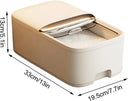 Grain Storage Containers Large Capacity Sealed Rice Jars With Measuring Cups Pro