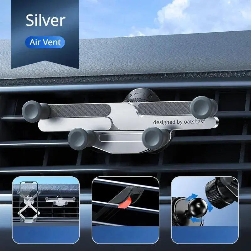 Gravity Car Phone Holder Ultimate Alloy GPS Mount Navigation