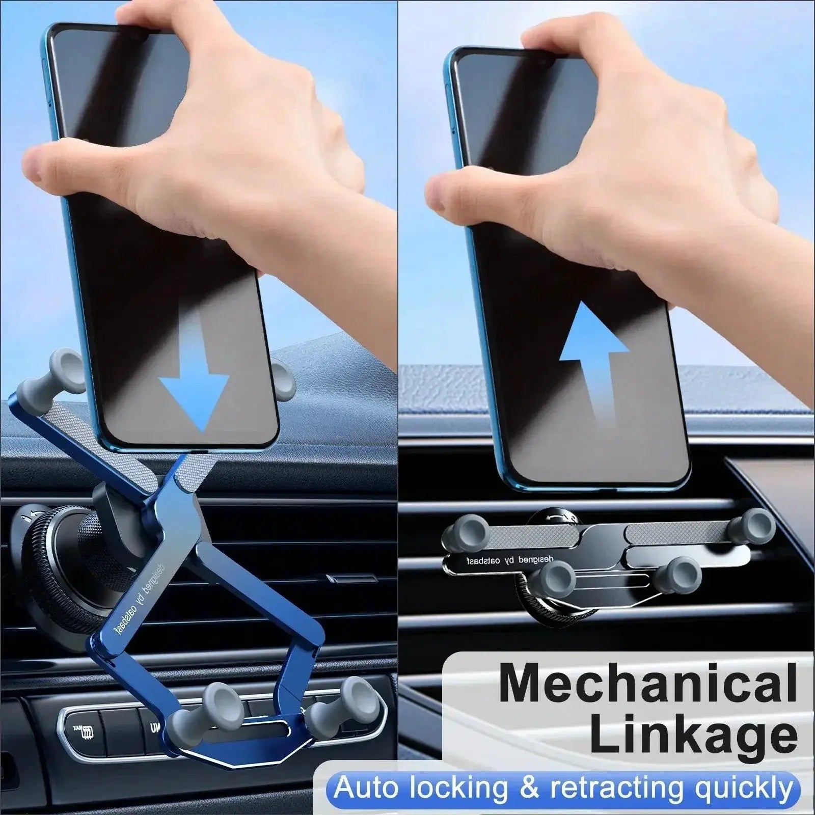Gravity Car Phone Holder Ultimate Alloy GPS Mount Navigation