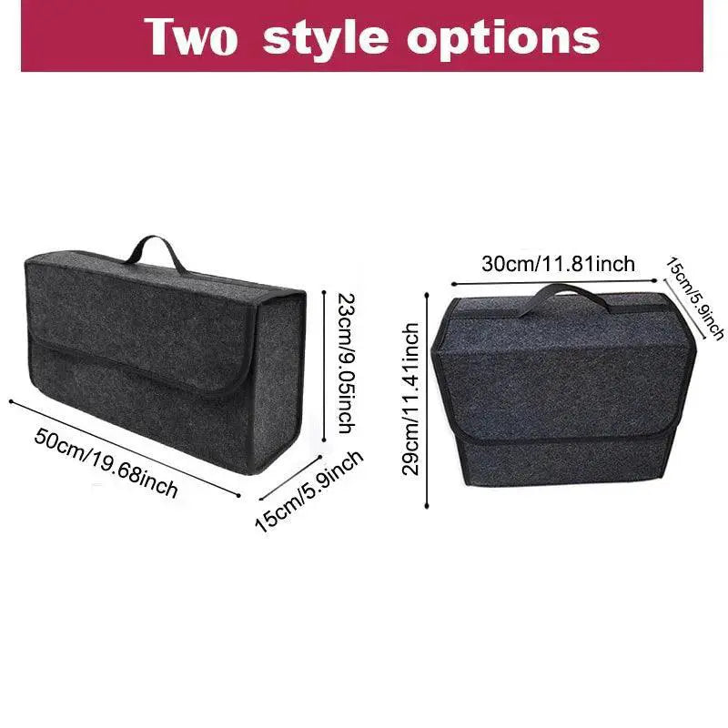 Gray Car Trunk Organizer Stay Organized On The Go Today