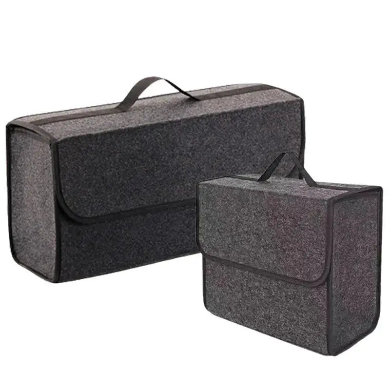 Gray Car Trunk Organizer Stay Organized On The Go Today