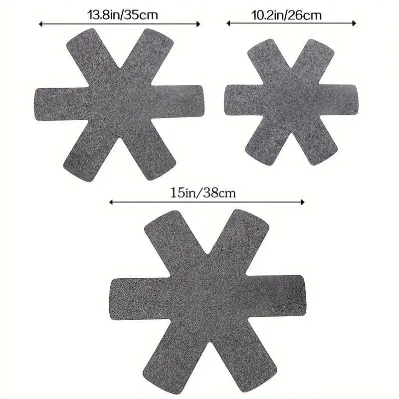 Gray Print Heat Insulation Pan Protectors Cookware Pads — product view 9