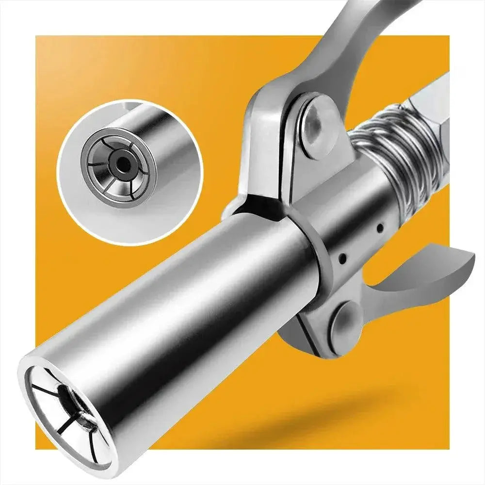 Grease Gun Coupler Leak Free Quick Release High Pressure