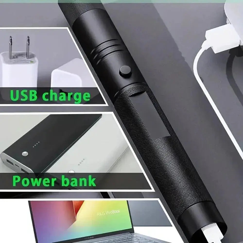Green Laser Flashlight Ultimate Illumination for Adventures