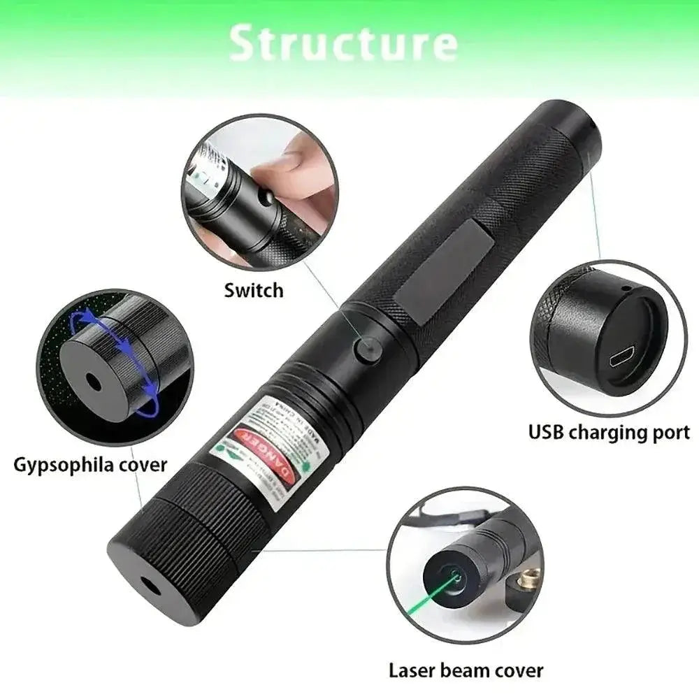 Green Laser Flashlight Ultimate Illumination for Adventures