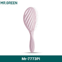 Green Scalp Massager Hair Brush - Detangle and Style Easily