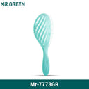 Green Scalp Massager Hair Brush - Detangle and Style Easily