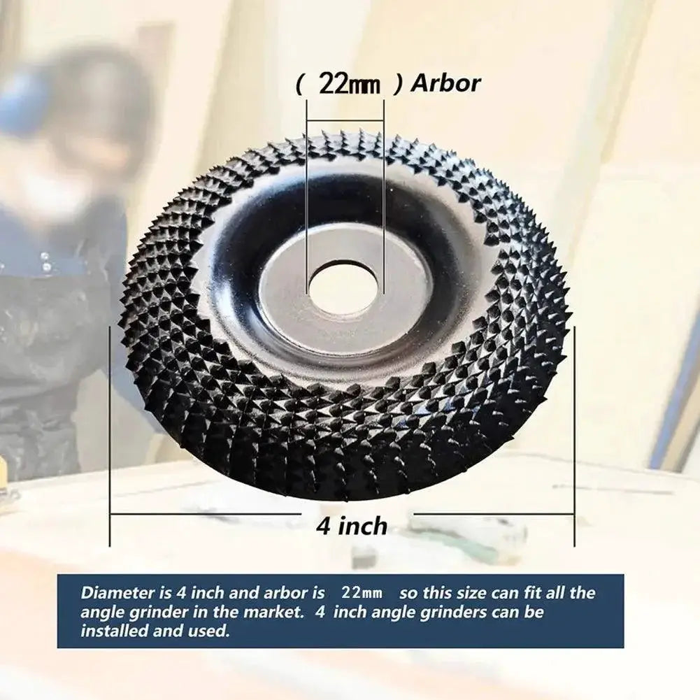 Grinder Wheel Disc 4 Inch Wood Shaping For Angle Grinders