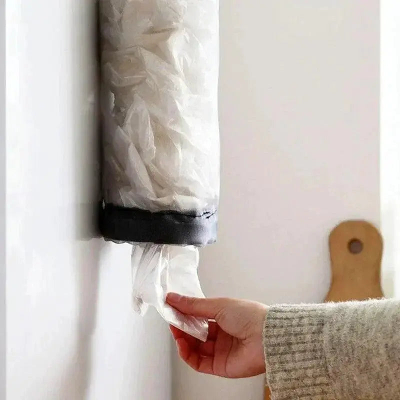 Grocery Bag Wall Mount Dispenser Organized Storage