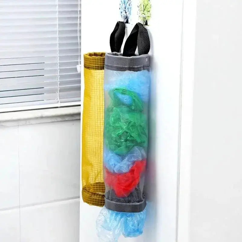 Grocery Bag Wall Mount Dispenser Organized Storage
