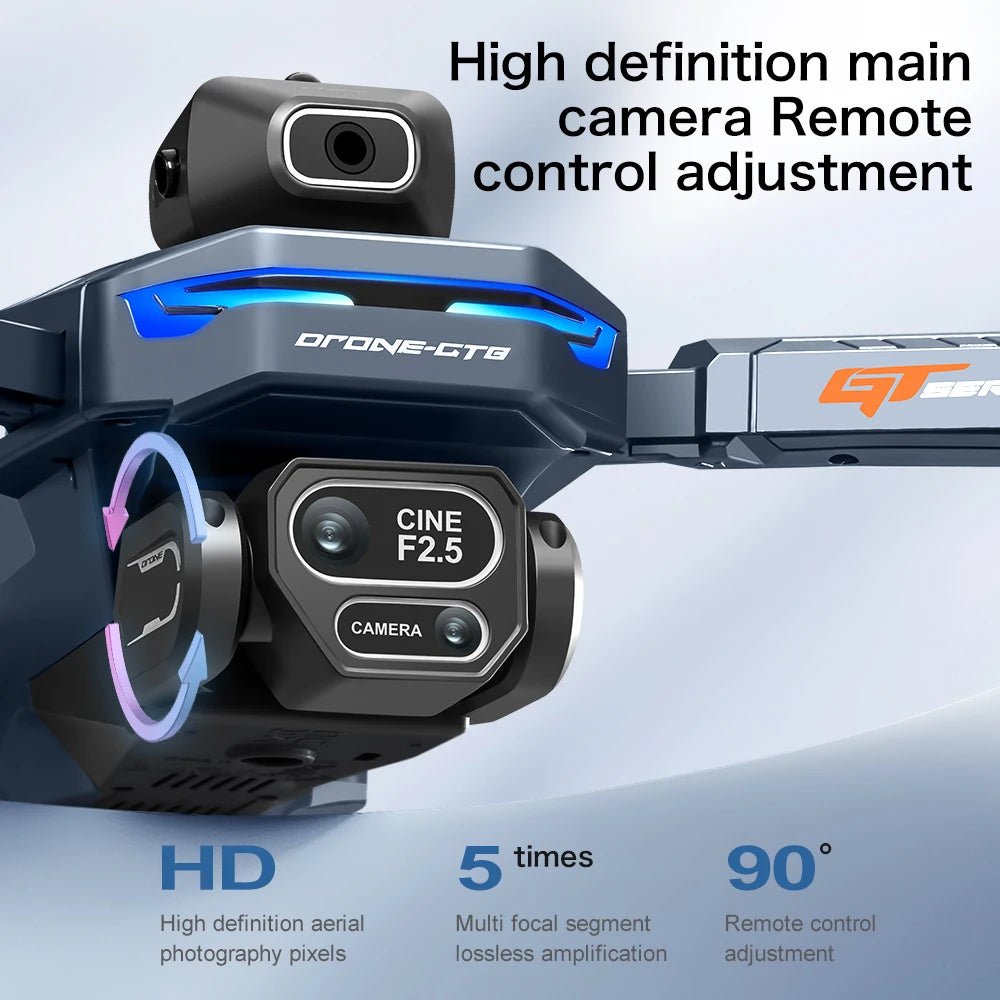 GT8 Drone GPS 8K Dual Camera - Foldable Quadcopter Having 360 Degree View Pro 5G