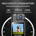 GuardPro Ultra HD 4K WiFi Mini Camera BodyCam Infrared Night Vision - Real Time