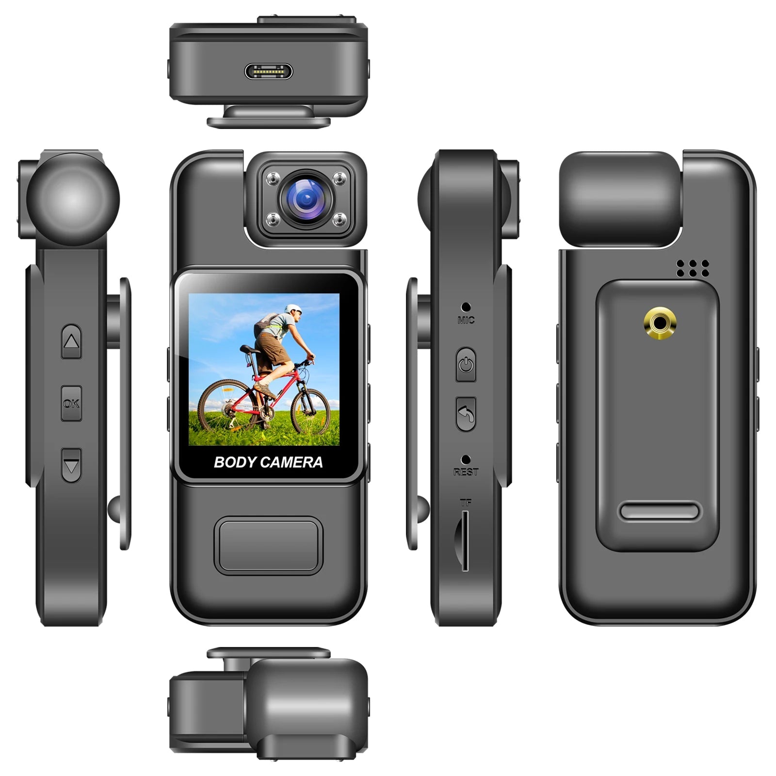 GuardVision Ultra HD 8K Portable Handheld Camera - 180 Degree Rotatable Lens Pro