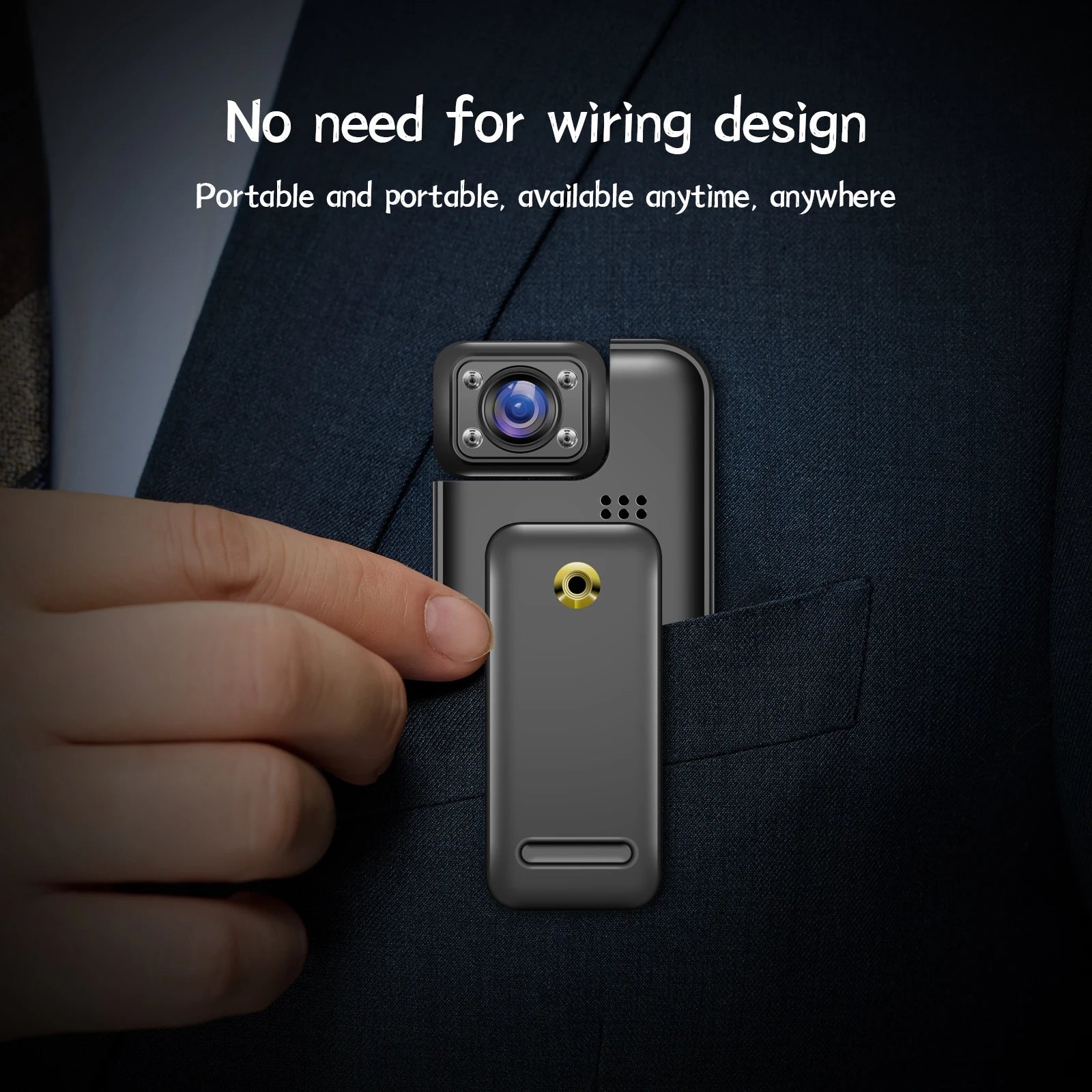 GuardVision Ultra HD 8K Portable Handheld Camera - 180 Degree Rotatable Lens Pro