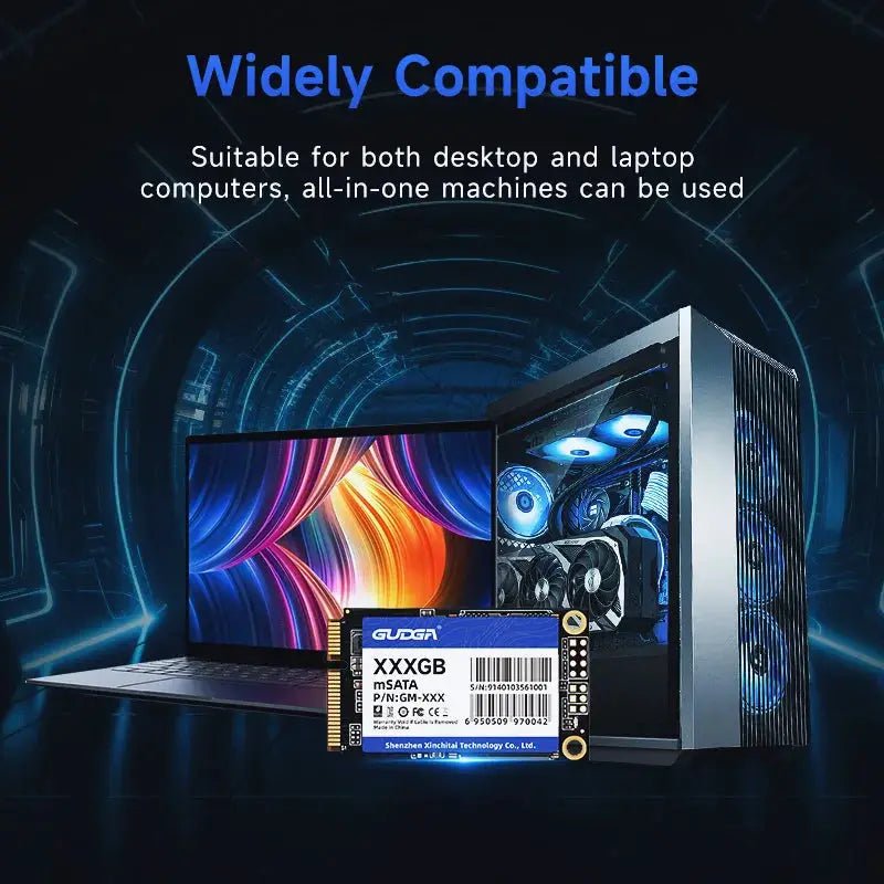 GUDGA Fast mSATA SSD Laptop Desktop