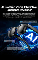 GUHUAV Smart Glasses for Men Translation