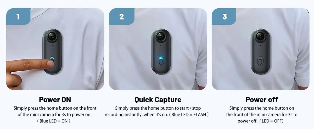 Handsfree Body Camera for Riders — product view 10