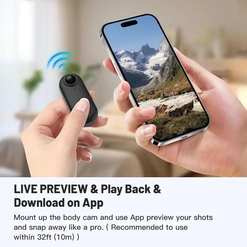 H88 Mini Body Camera - 1080p Handsfree Wearable For Helmets And Bikes Pro Series