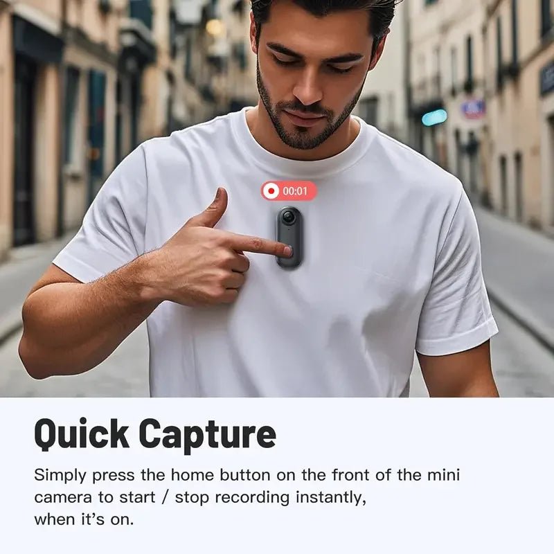 H88 Mini Body Camera - 1080p Handsfree Wearable For Helmets And Bikes Pro Series