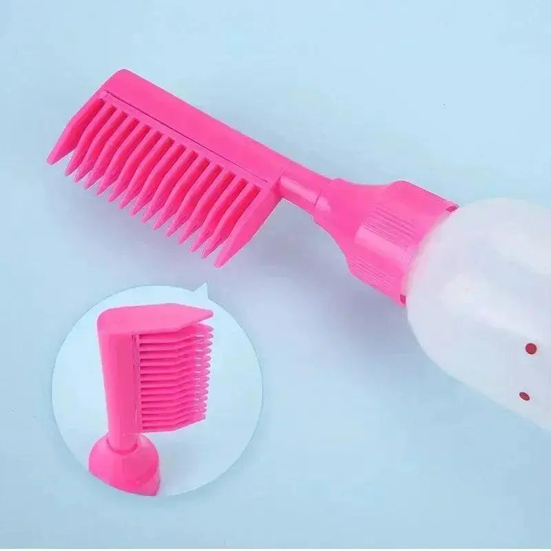 Hair Coloring Brush Bottle Set for Precision Dye Application