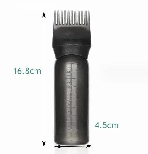 Hair Coloring Brush Bottle Set for Precision Dye Application