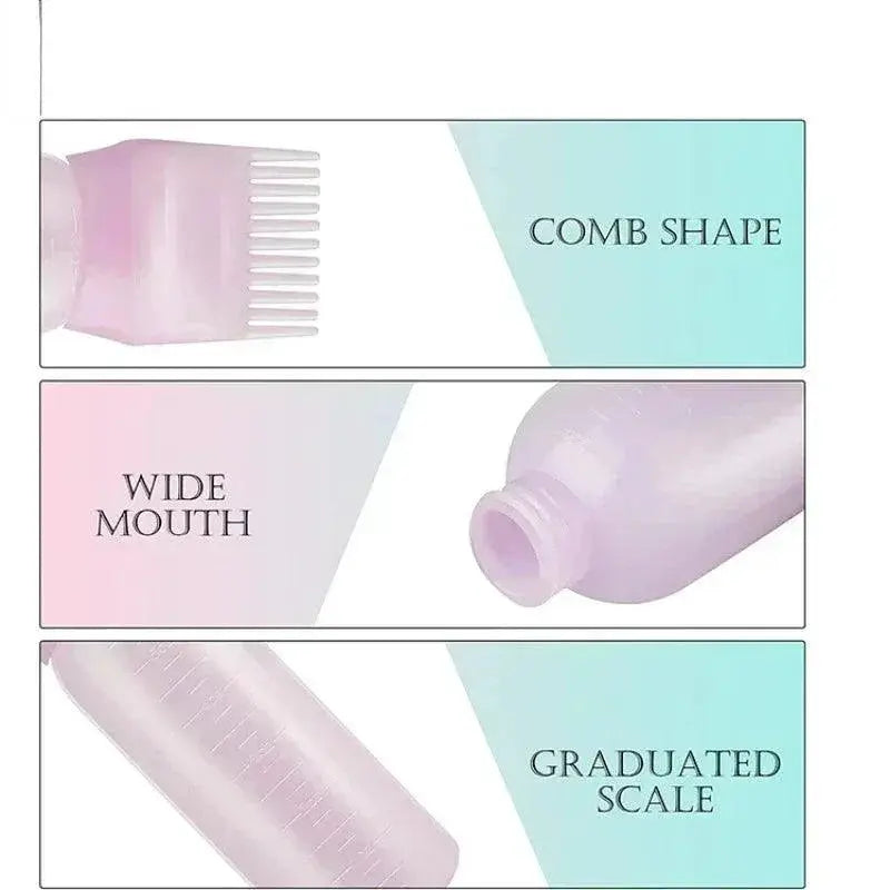 Hair Coloring Set With Effortless Dye Bottles Styling Tool