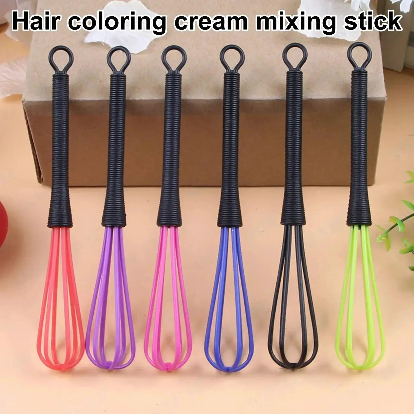 Hair Dye Mixing Tool Silicone Whisk For Efficient Blend
