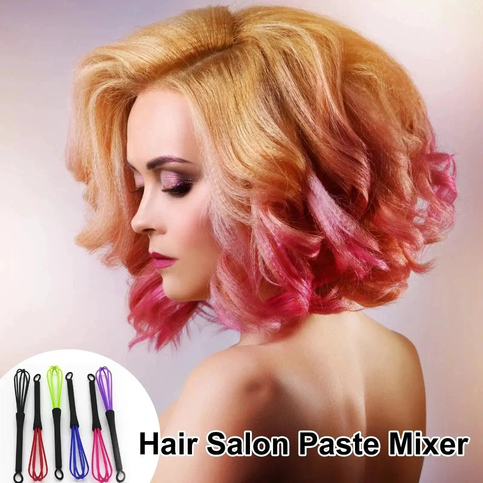 Hair Dye Mixing Tool Silicone Whisk For Efficient Blend