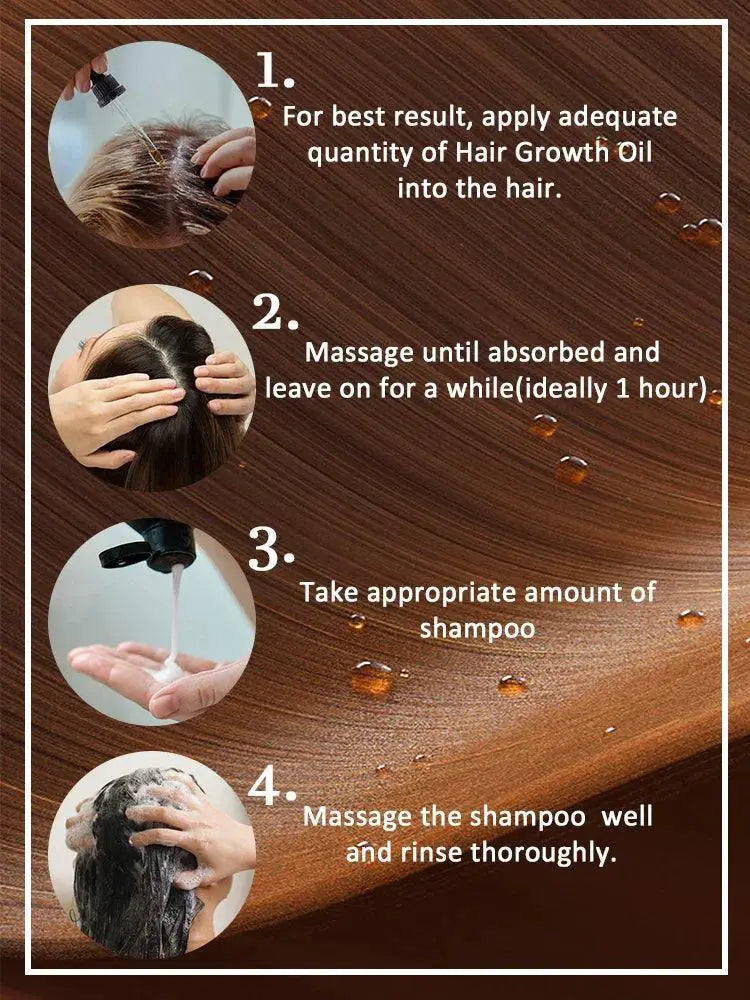 Hair Growth Oil Rapid Repair for Baldness and Hair Loss