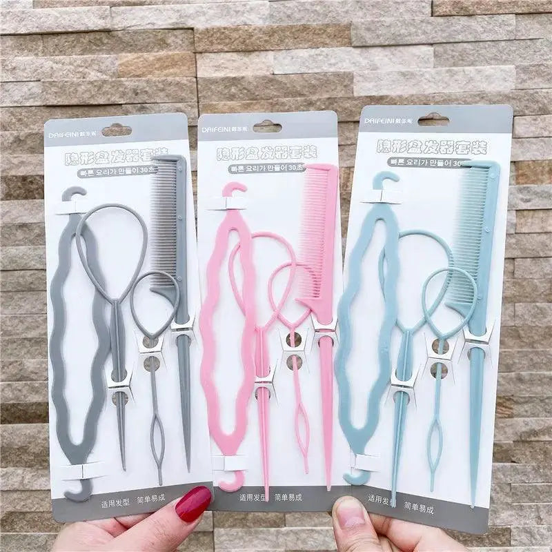 Hair Magic Braiding and Twisting Kit for Stylish Women Set