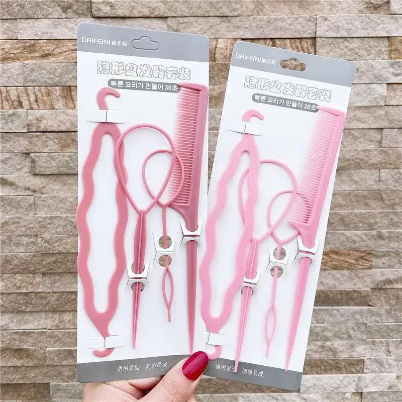 Hair Magic Braiding and Twisting Kit for Stylish Women Set