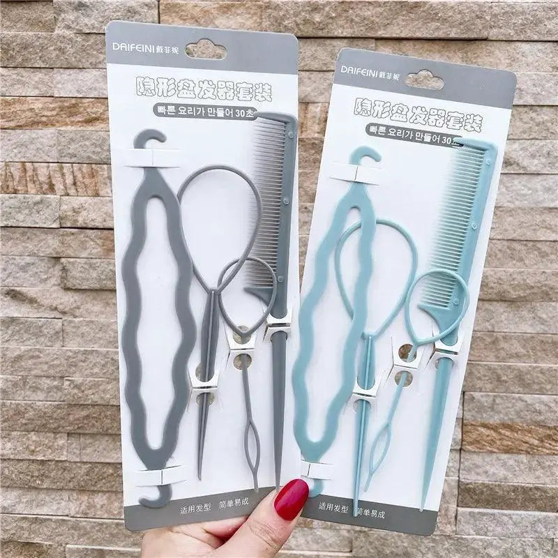 Hair Magic Braiding and Twisting Kit for Stylish Women Set