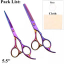 Hair Precision Cutting Set: Professional Japan Steel Scissors