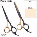 Hair Precision Cutting Set: Professional Japan Steel Scissors