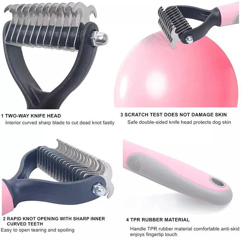 Hair Removal Comb for Dogs and Cats Effortless Grooming Tool