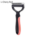 Hair Removal Comb for Dogs Cat Effortless Grooming Tool