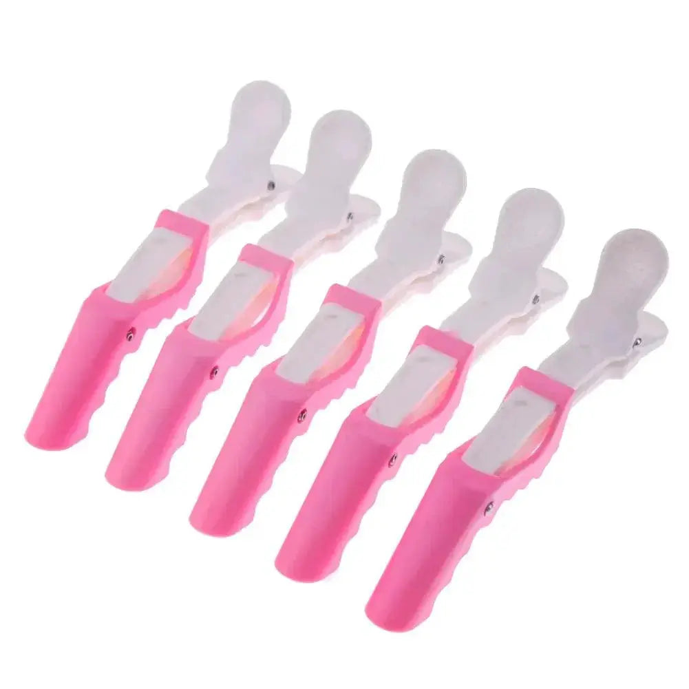 Salon Hair Clamps - Precise Sectioning — Black 6pcs