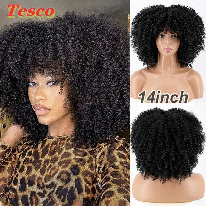 African Afro Hair Wig For Women Bold Fashion Statement