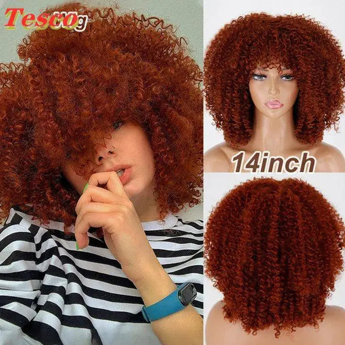 African Afro Hair Wig For Women Bold Fashion Statement