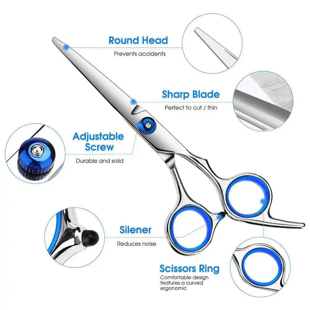 Hairdressing Scissors Set With Barber Shears Accessories Kit