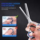 Hairdressing Scissors Set with Barber Shear Accessories Kit